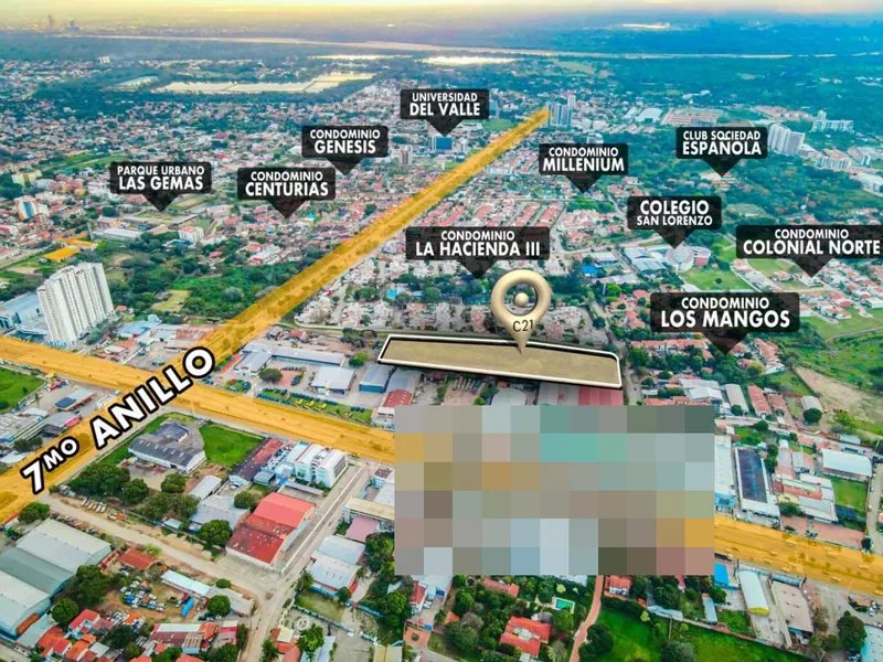 Terreno de 14.192 m² en venta en la Av. Banzer, 7mo anillo: foto 3 de 5