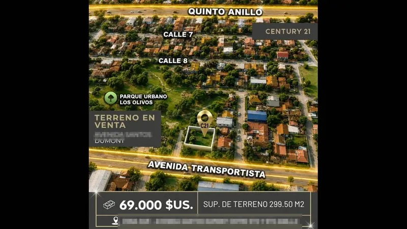 299.50 m² lot for sale in the South Zone, Santos Dumont: foto 1 de 1