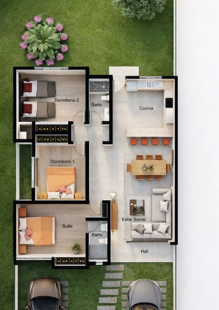 Casa de 3 dormitorios en preventa en Casa de Campo del Este: foto 3 de 4