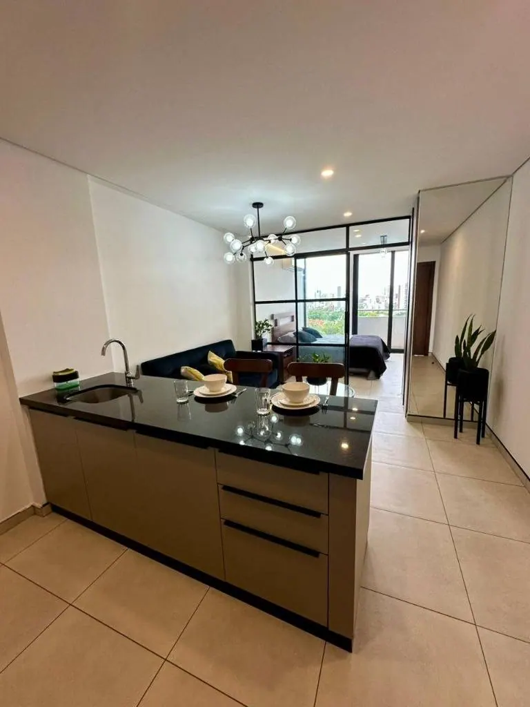 Furnished studio for rent in the Stratto building, Equipetrol