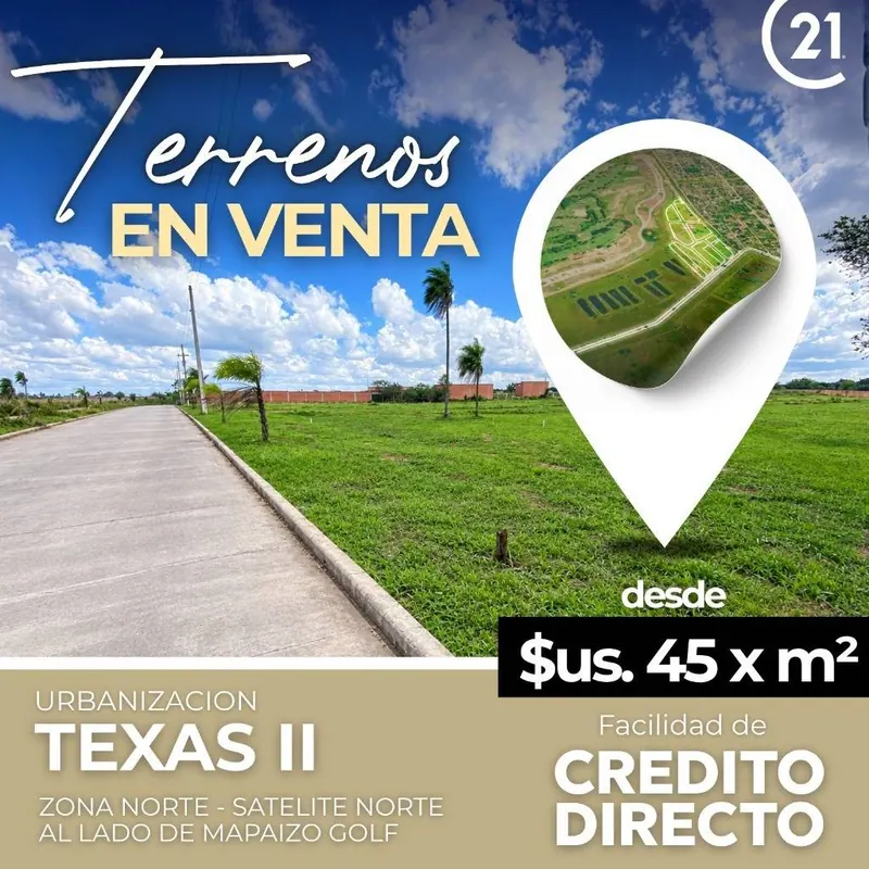 Terreno de 237 m² en venta en Satélite Norte, Warnes: foto 2 de 6