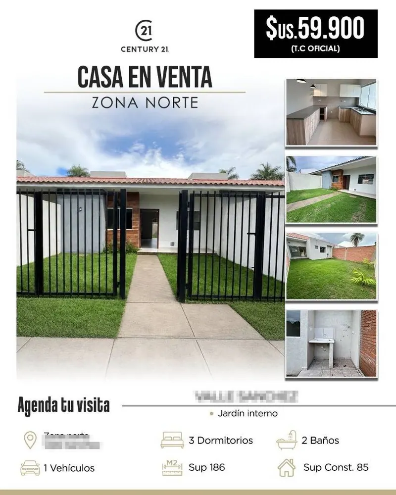 Casa de 3 dormitorios en venta en Valle Sánchez, Warnes: foto 2 de 26