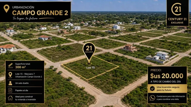 300 m² lot for sale in the Campo Grande 2 development: foto 2 de 4