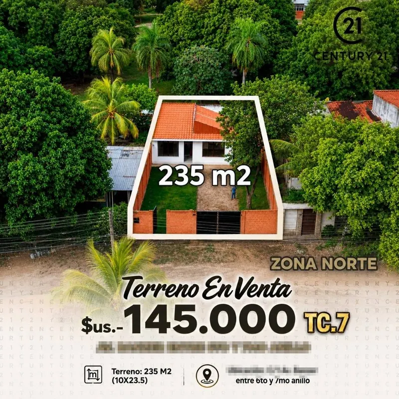 235 m² lot for sale on Av. Banzer, North Zone: foto 7 de 7