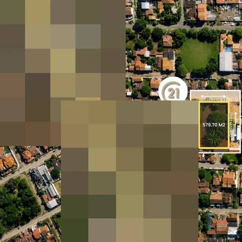 579.70 m² lot for sale on the 5th ring and Av. Santos Dumont: foto 2 de 4