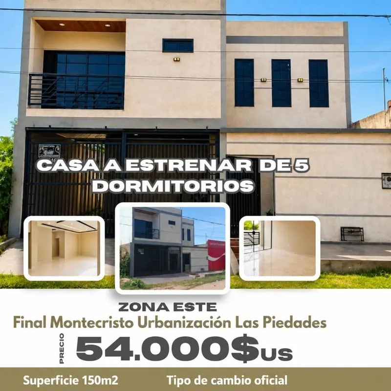 Casa a estrenar de 5 dormitorios en venta en Urbanización Las Piedades: foto 2 de 21
