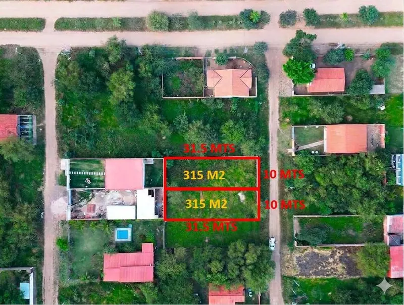 Terreno embardado de 325 m² en venta en Valle Sánchez, Warnes: foto 5 de 8