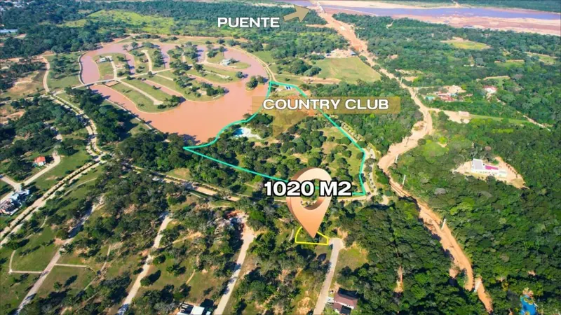 Terreno de 1.020 m² en venta en Urubó Village, Módulo 2: foto 7 de 8