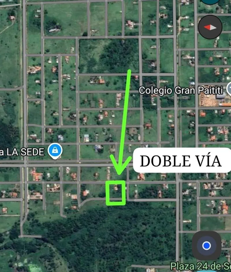 300 m² lot for sale in the Patiti development, Warnes: foto 2 de 7