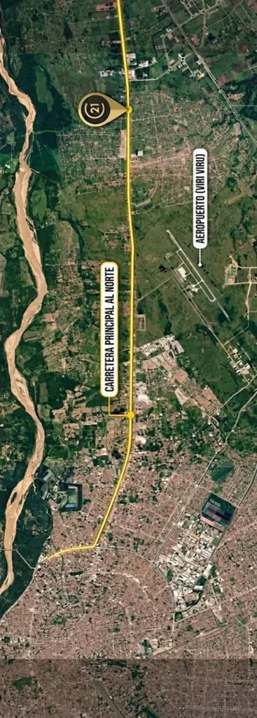 Terreno de 300 m² en venta en la urbanización Juan Pablo II, Warnes: foto 2 de 3