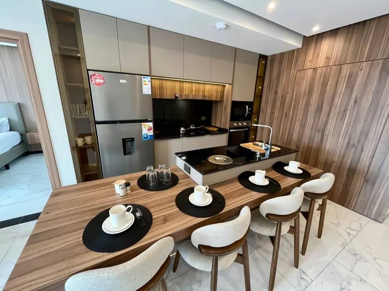 Furnished 1-bedroom apartment for rent in Sky Eclipse: foto 13 de 22
