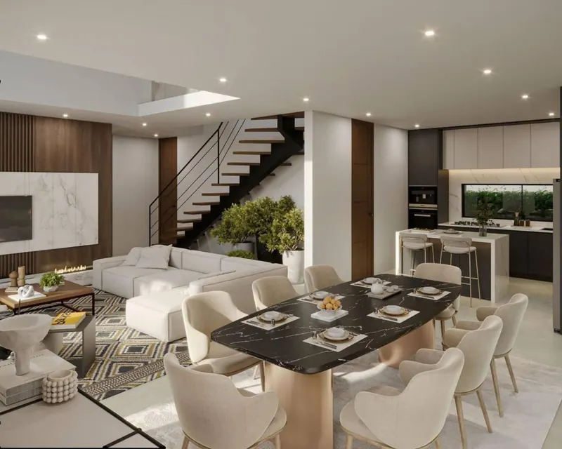 3-bedroom house in pre-construction in Las Palmas del Urubó: foto 4 de 9