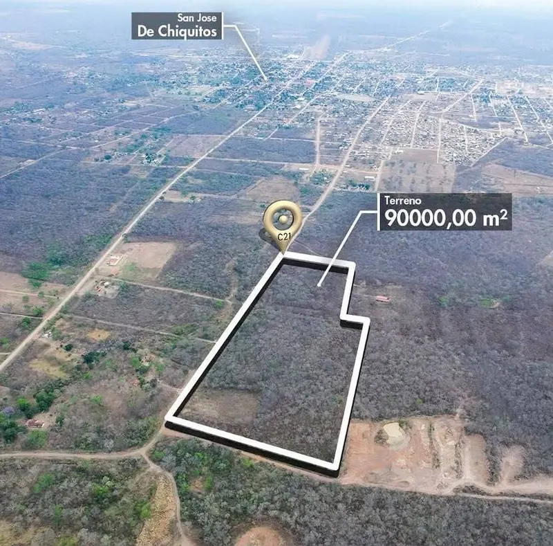 Terreno de 9 hectáreas en venta en San José de Chiquitos: foto 4 de 6