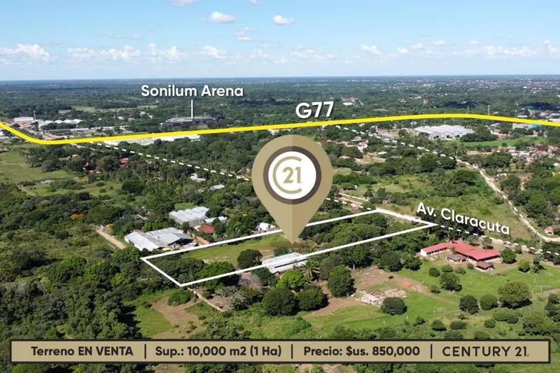 Terreno de 1 hectárea en venta sobre la Av. Claracuta, Zona Norte: foto 4 de 5