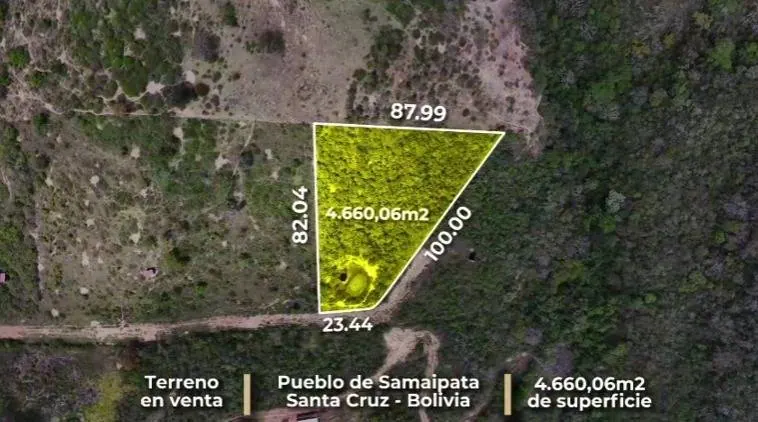 Terreno de 4.660,01 m² en venta en Samaipata, Barrio Arriba: foto 2 de 8