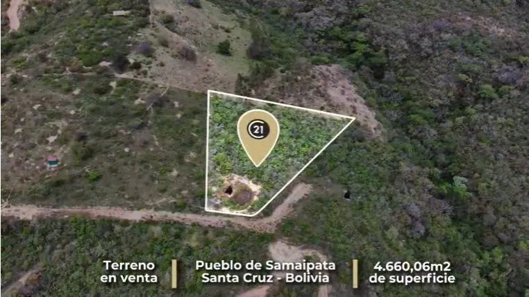 Terreno de 4.660,01 m² en venta en Samaipata, Barrio Arriba: foto 5 de 8