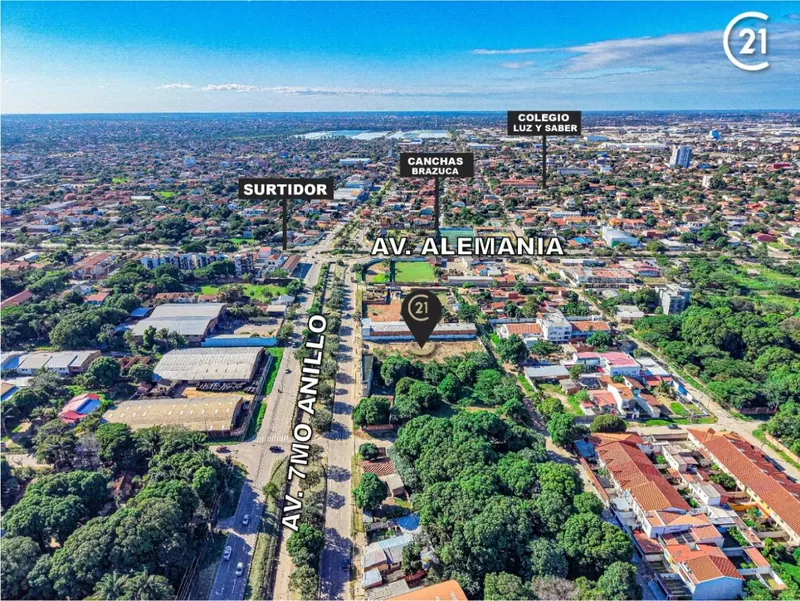 Terreno de 2.712,53 m² en venta sobre el séptimo anillo, Zona Norte: foto 5 de 6
