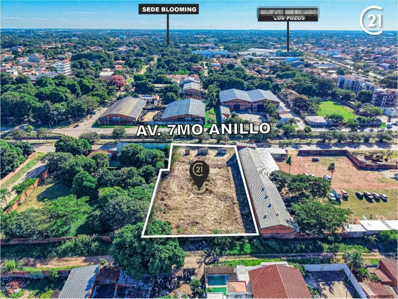 Terreno de 2.712,53 m² en venta sobre el séptimo anillo, Zona Norte: foto 6 de 6