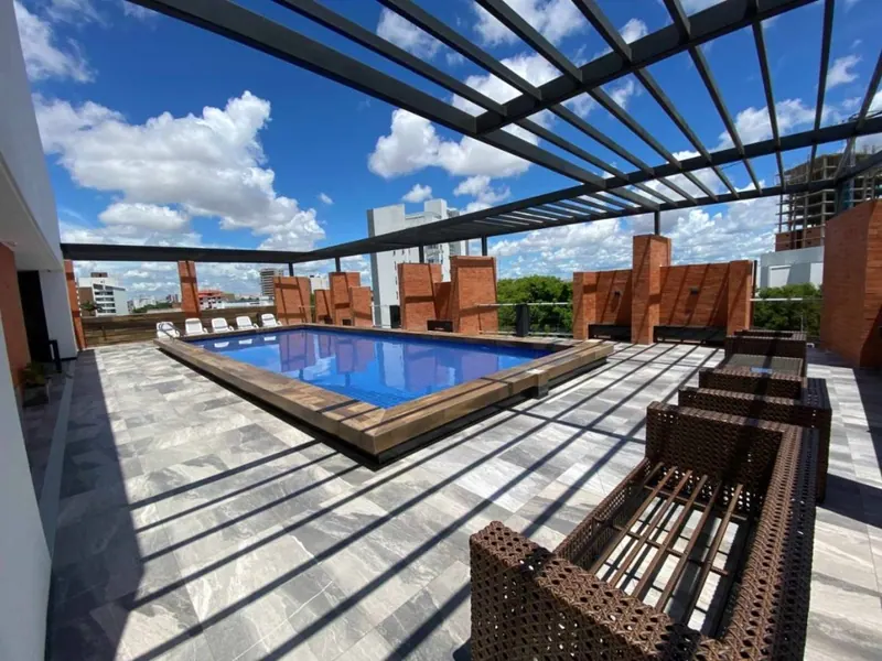 Monoambiente de 40,62 m² en venta en el edificio La Foret, Equipetrol: foto 2 de 12
