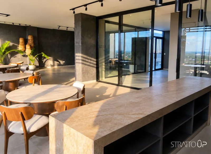 Monoambiente de 45,70 m² en venta en Stratto Up, Equipetrol: foto 1 de 5