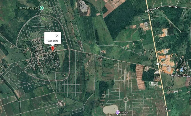 Terreno en esquina de 911 m² en venta en Tierra Santa Norte, Warnes: foto 6 de 7