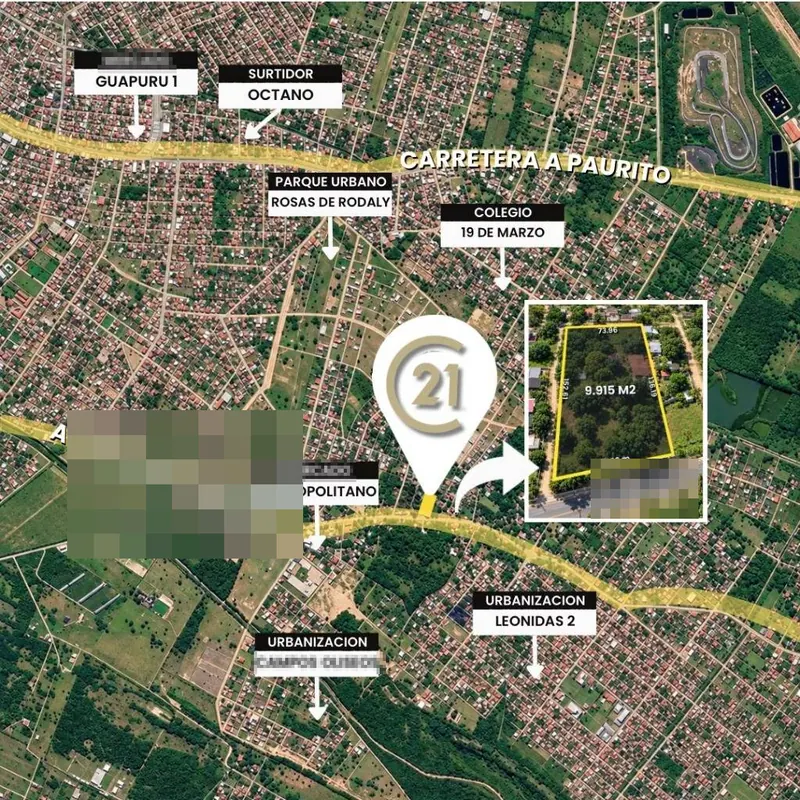 Quinta de 9.893,93 m² en venta en esquina sobre la Av. Palmar Viruez: foto 3 de 7