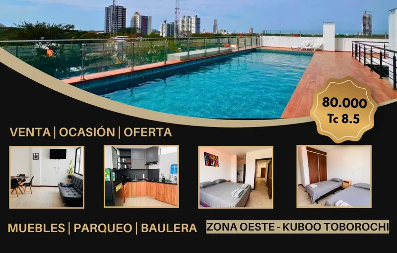 Departamento amoblado de 2 dormitorios en venta en Kuboo Toborochi: foto 2 de 17