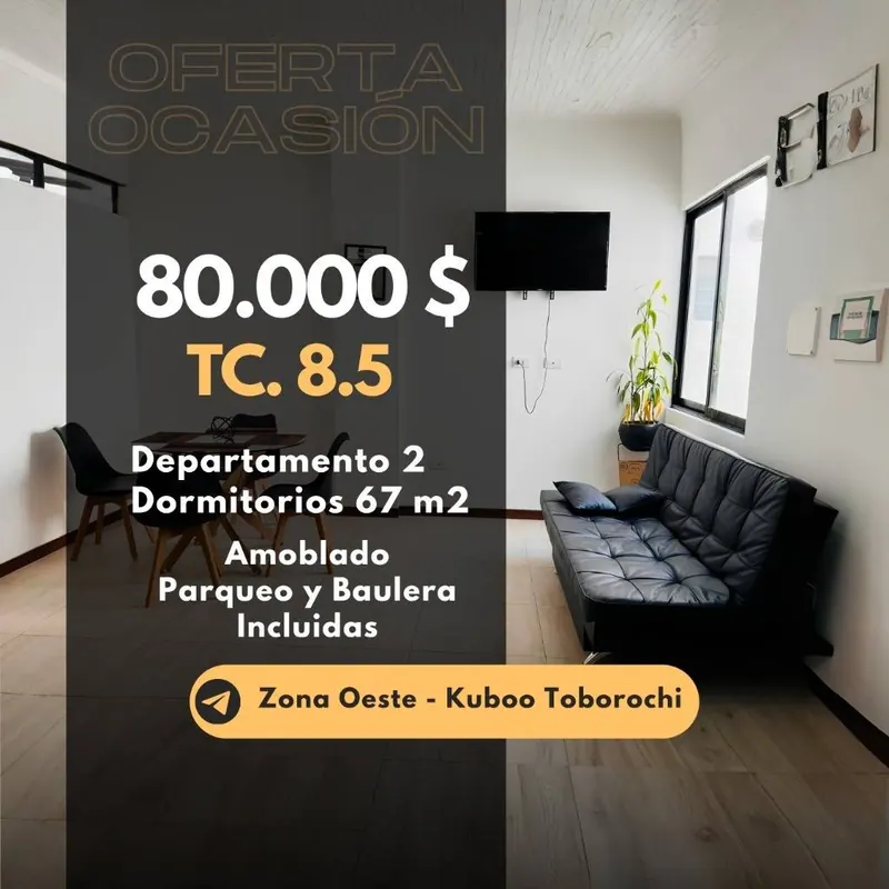 Departamento amoblado de 2 dormitorios en venta en Kuboo Toborochi: foto 13 de 17