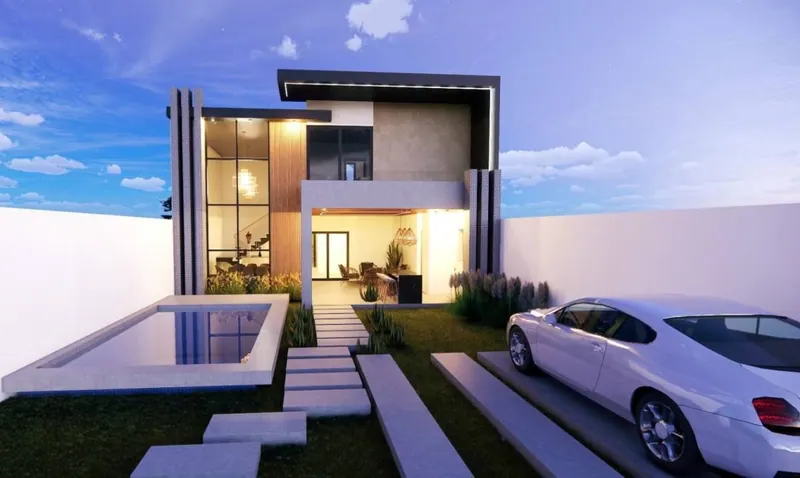 4-bedroom house for pre-construction sale in Los Batos, Urubó: foto 1 de 12