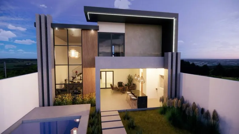 4-bedroom house for pre-construction sale in Los Batos, Urubó: foto 6 de 12
