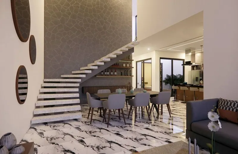 4-bedroom house for sale, pre-construction, in Los Batos, Urubó: foto 3 de 7