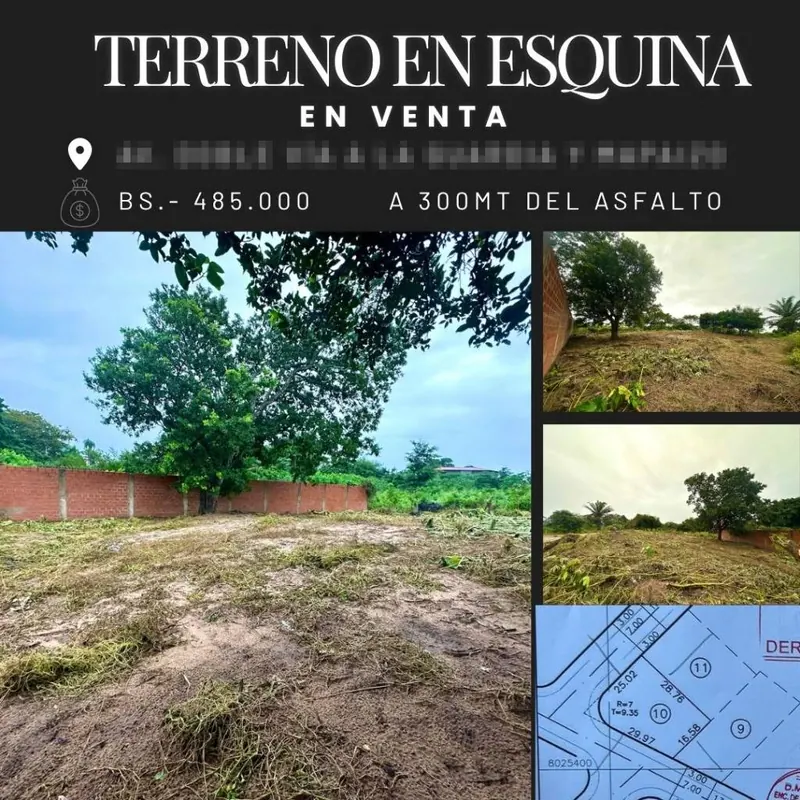 Corner lot for sale in La Guardia, 578.23 m²: foto 2 de 9
