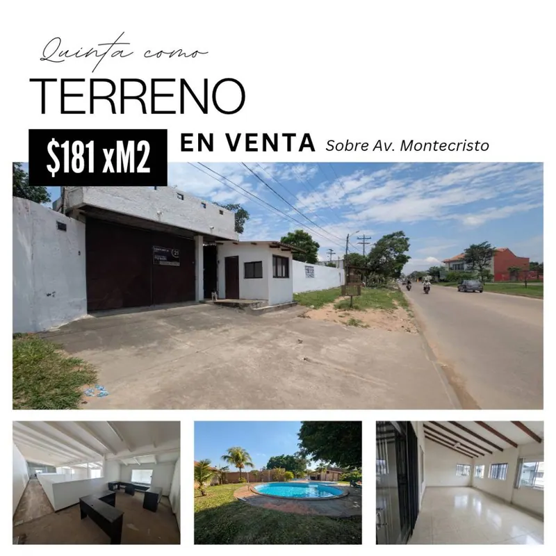 Quinta de 3.079,75 m² en venta sobre la avenida Montecristo: foto 2 de 12