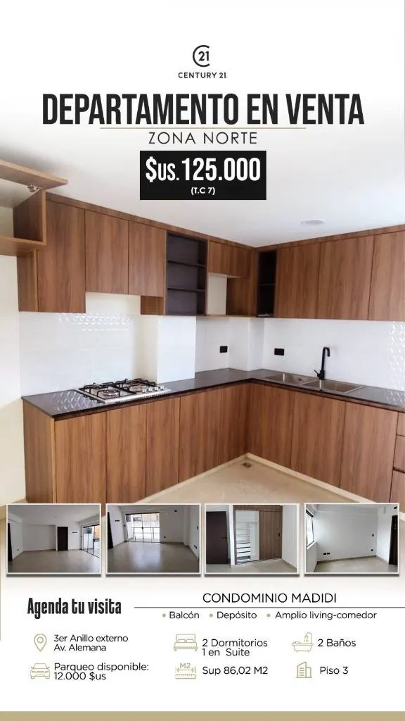 Brand-new 2-bedroom apartment for sale on Av. Alemania: foto 14 de 14