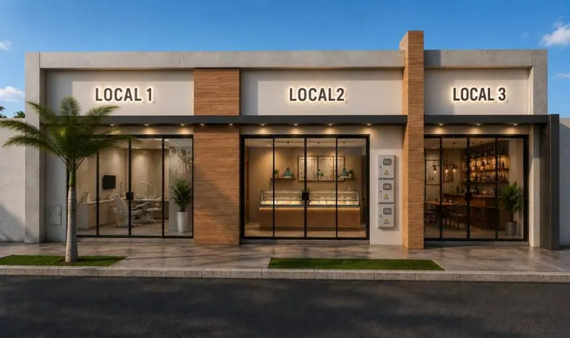 60 m² commercial space for rent in Equipetrol, Plaza Italia