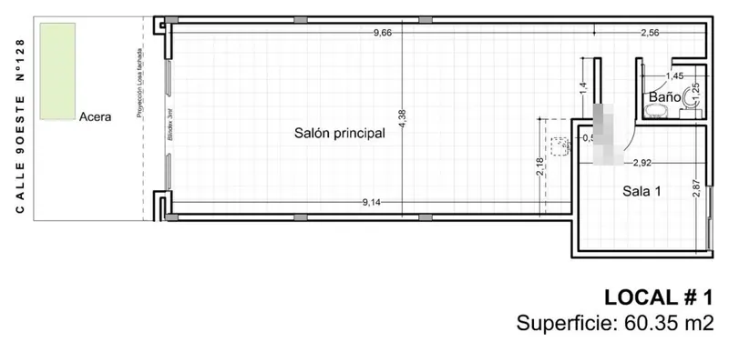 Local comercial de 60 m² en alquiler en Equipetrol, plaza Italia: foto 7 de 7