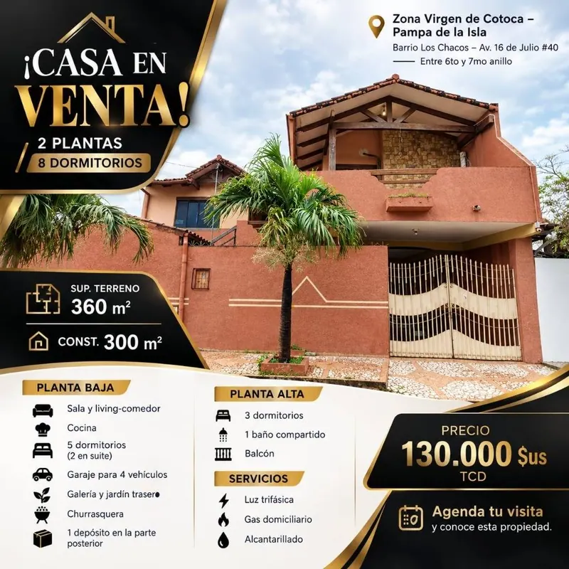 Casa de 8 dormitorios en venta en Pampa de la Isla, Zona Este: foto 2 de 10