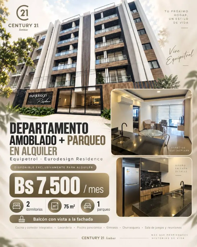 Furnished 2-bedroom apartment for rent in Eurodesign: foto 2 de 8