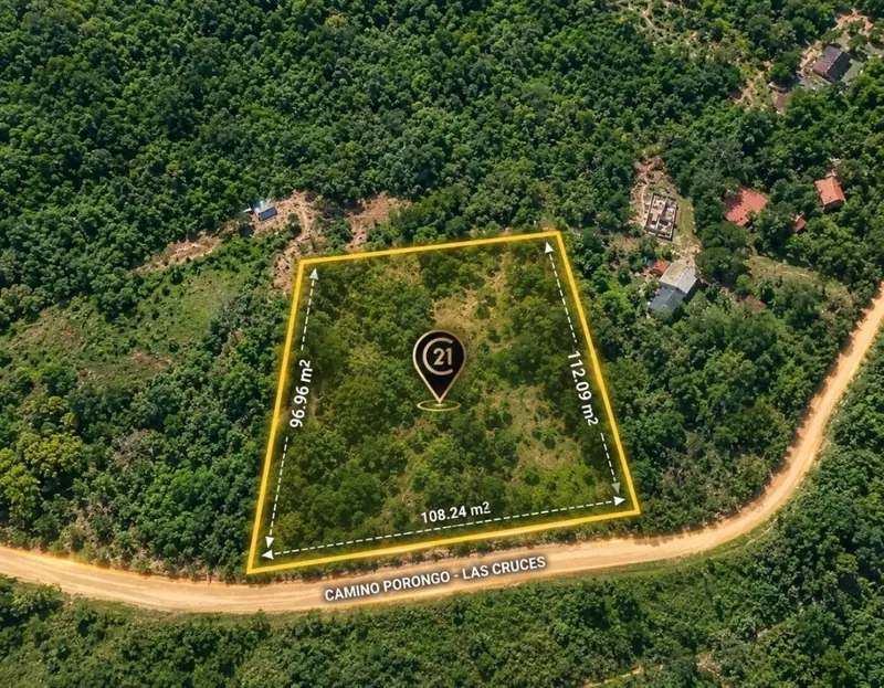 1-hectare lot for sale in Urubó, Porongo: foto 1 de 1