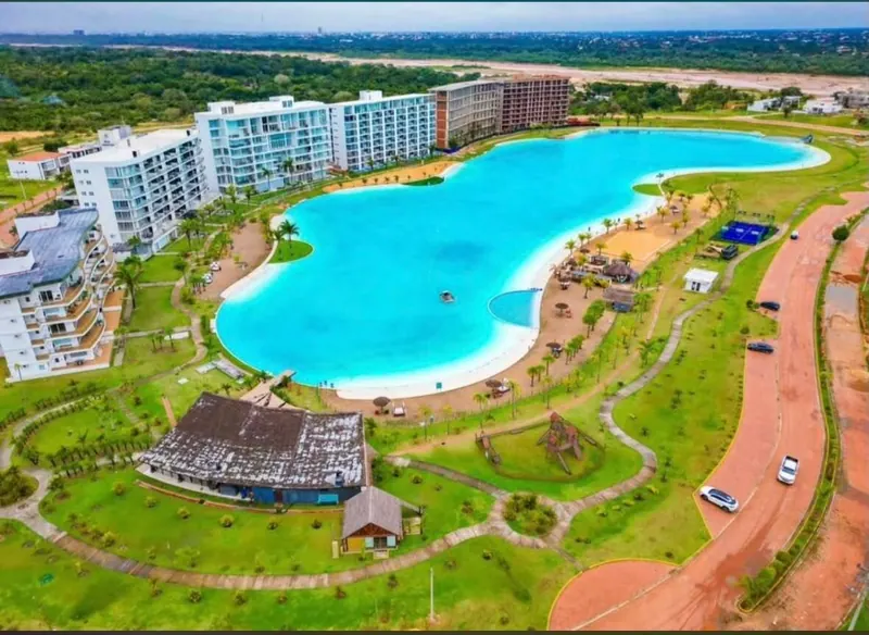 Terreno de 317 m² en venta en el condominio Mar Adentro, Urubó: foto 1 de 2