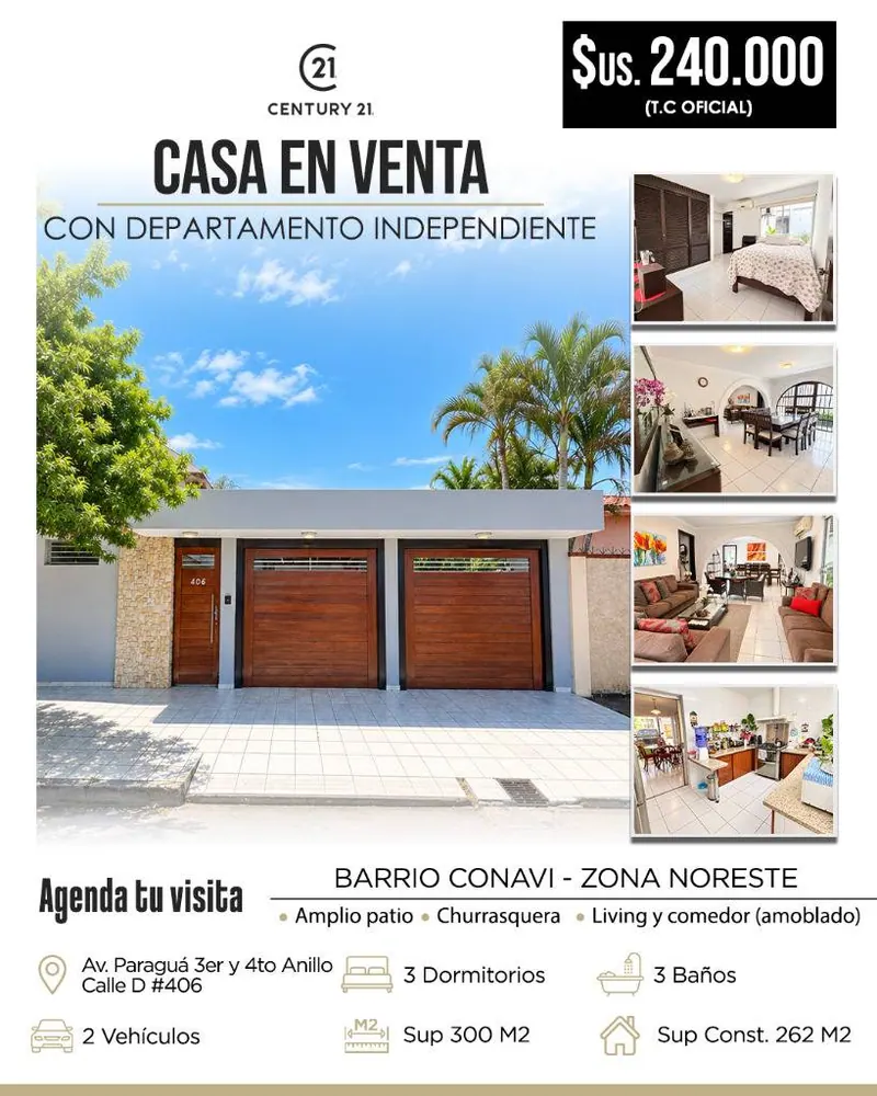 Casa con departamento independiente en venta en el barrio CONAVI: foto 2 de 23