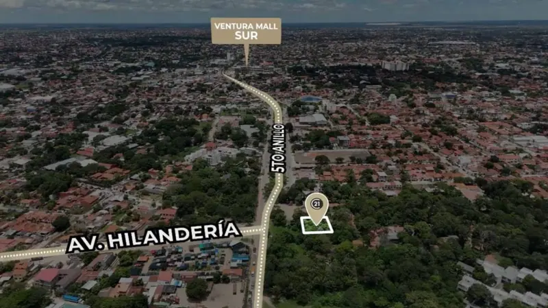 Terreno de 481,37 m² en venta sobre el 5to anillo, Zona Oeste: foto 2 de 6