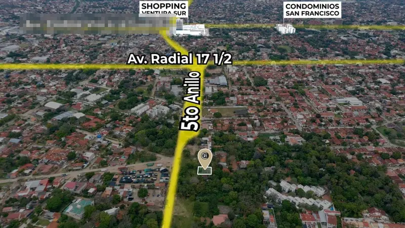 Terreno de 481,37 m² en venta sobre el 5to anillo, Zona Oeste: foto 5 de 6