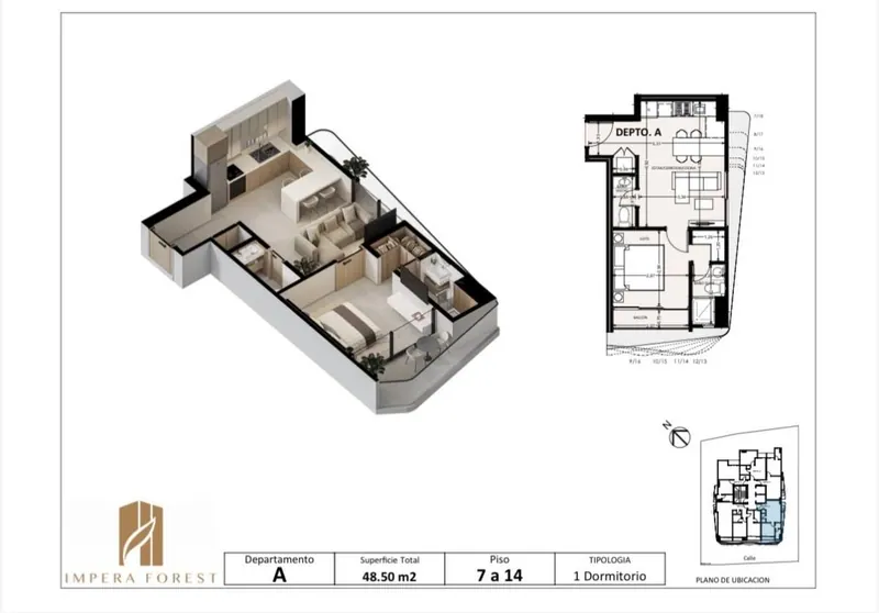 1-bedroom apartment for sale pre-construction in Impera Forest: foto 2 de 14