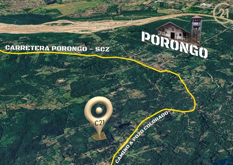 Terreno de 26.814 m² en venta en Pozo Colorado, Porongo: foto 2 de 6