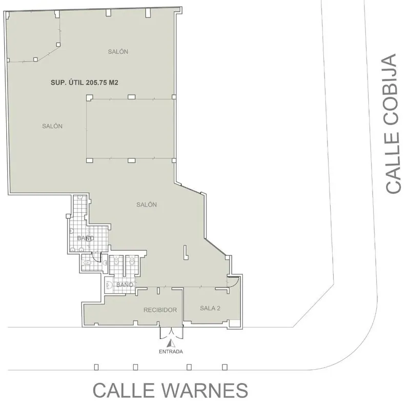 205.75 m² commercial space for rent downtown, Warnes street: foto 12 de 12
