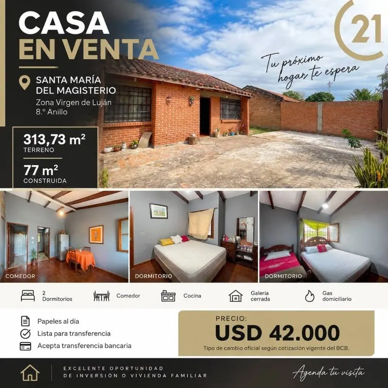 Casa de 2 dormitorios en venta en Santa María del Magisterio: foto 2 de 10