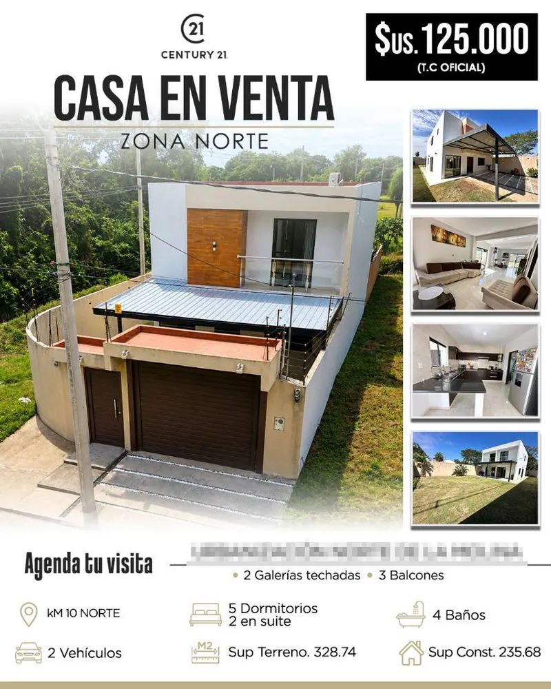 Casa en esquina de 2 plantas en venta en la Zona Norte, km 10: foto 2 de 35