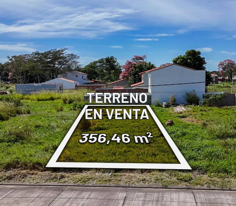 Terreno de 356,46 m² en venta en la urbanización Norte Verde, Warnes: foto 2 de 5