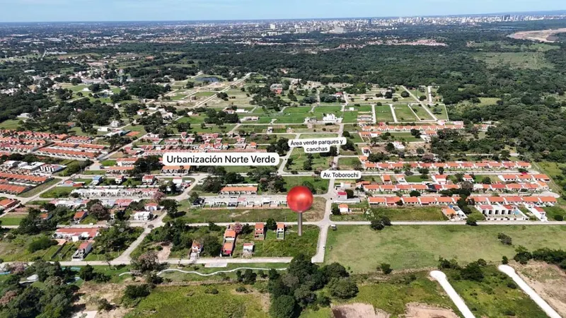 Terreno de 356,46 m² en venta en la urbanización Norte Verde, Warnes: foto 5 de 5